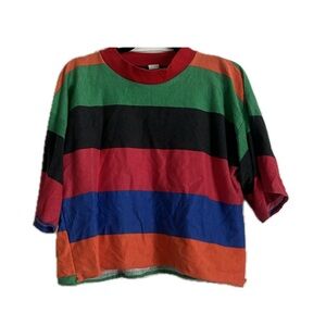 VINTAGE striped short sleeve